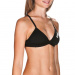 Maillots de bain deux pièces Arena Solid Tie Back Top Black/White