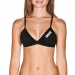 Maillots de bain deux pièces Arena Solid Tie Back Top Black/White