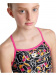 Maillots de bain fille Arena Girls Swimsuit Lightdrop Back Allover Freak Rose/Black/Multi