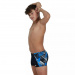 Maillots de bain garcon Speedo Digital Panel Aquashort Boy Black/Pool/Chroma Blue/White