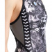 Maillots de bain femme Arena Icons Swimsuit Fast Back All Over Multi/Asphalt/Black