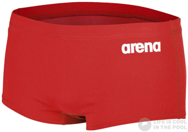 Maillots de bain homme Arena Team Swim Low Waist Short Solid Red/White