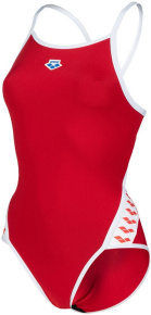 Maillots de bain femme Arena Icons Super Fly Back Solid Red/White