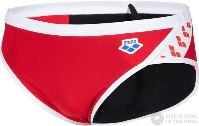 Maillots de bain homme Arena Icons Swim Brief Solid Red/White