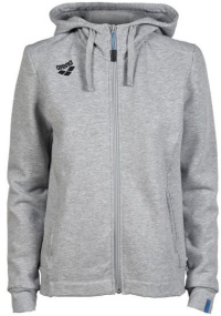 Sweatshirt pour femmes Arena Women Team Hooded Jacket Panel Medium Grey/Heather