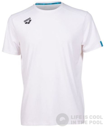 T-shirts homme Arena Team T-Shirt Solid White