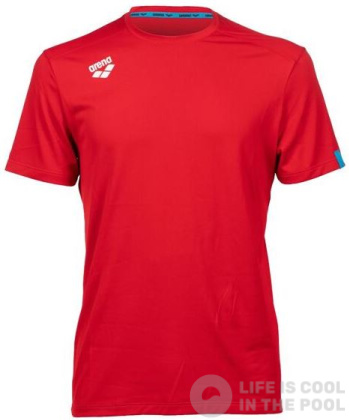 T-shirts homme Arena Team T-Shirt Solid Red