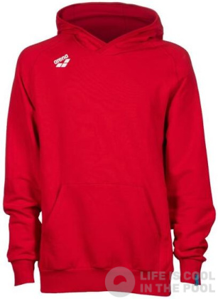 Sweats à capuche Arena Team Unisex Hooded Sweat Panel Red