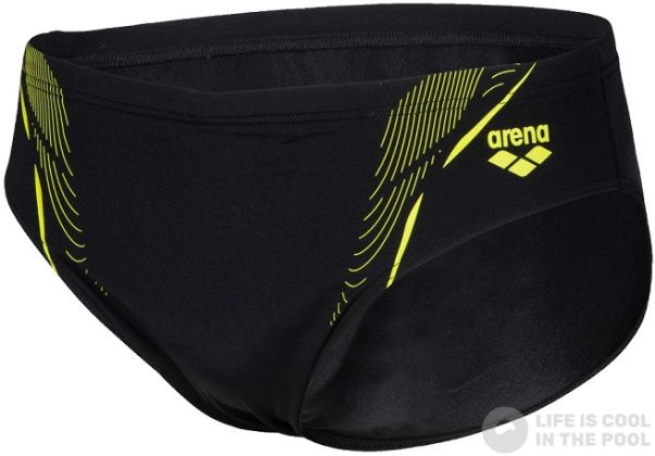 Maillots de bain homme Arena Swim Briefs Graphic Black/Soft Green