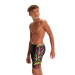 Maillots de bain garcon Speedo Digital Panel Jammer Boy Black/Volcanic Orange/Green/Yellow