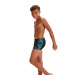 Maillots de bain garcon Speedo Hyper Boom Panel Aquashort Boy Black/Bolt/Dove Grey