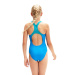 Maillots de bain fille Speedo Medley Logo Medalist Girl Bondi Blue/Aquarium