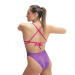 Maillots de bain femme Speedo Allover Digital Tieback Chroma Blue/Electric Pink