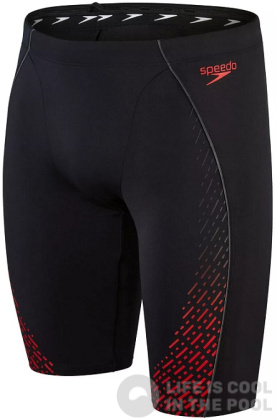 Maillots de bain homme Speedo Eco Endurance+ Pro Jammer Black/Fed Red