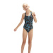 Maillots de bain fille Speedo Hyper Boom Allover Medalist Girl Black/Bolt/Dove Grey