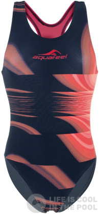 Maillots de bain femme Aquafeel Red Light Maillots de bain femme Aquafeelback Red/Black