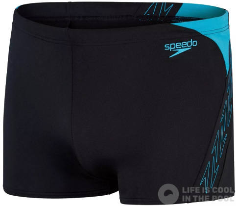 Maillots de bain homme Speedo Hyper Boom Splice Aquashort Black/Bolt