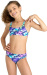 Maillots de bain fille Arena Tie and Dye Bikini Top Girls Navy