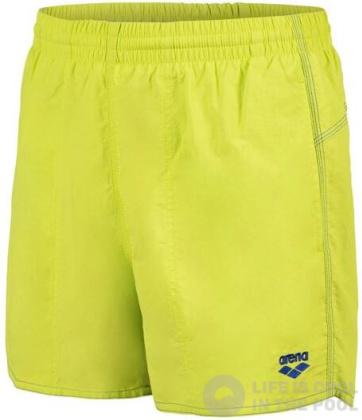 Shorts de natation homme Arena Bywayx R Soft Green/Neon Blue