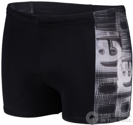 Maillots de bain homme Arena Overlap Swim Short Black/White Multi