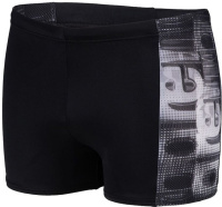 Maillots de bain homme Arena Overlap Swim Short Black/White Multi