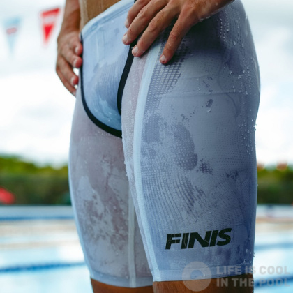 Maillot de bain compétition homme Finis HydroX Jammer White