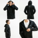 Sweats à capuche homme Finis Tech Jacket Mens Black