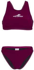 Maillots de bain femme Aquafeel Racerback Bordeaux