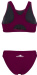 Maillots de bain femme Aquafeel Racerback Bordeaux