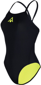 Maillots de bain femme Aqua Sphere Essential Tie Back Black/Yellow