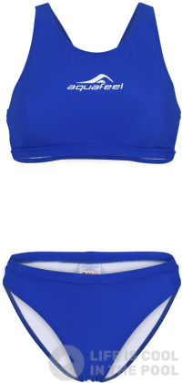 Maillots de bain fille Aquafeel Racerback Girls Royal Blue