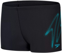 Maillots de bain garcon Speedo Hyper Boom Placement Aquashort Boy Black/Bolt