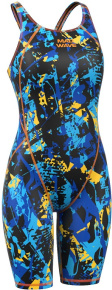 Maillots de bain compétition femme Mad Wave Revolution X8 Open Back Blue