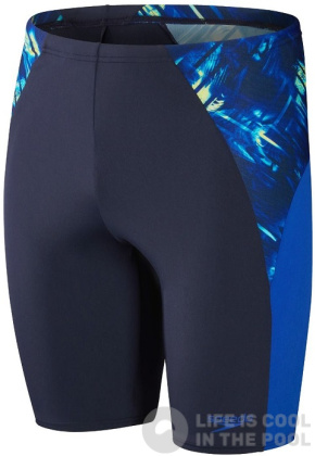 Maillots de bain homme Speedo Eco Endurance+ Splice Jammer Navy/Cobalt/Hypersonic Blue/Lemon