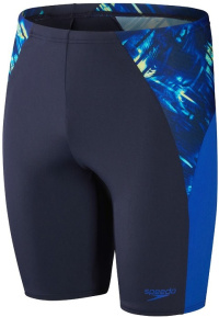 Maillots de bain homme Speedo Eco Endurance+ Splice Jammer Navy/Cobalt/Hypersonic Blue/Lemon