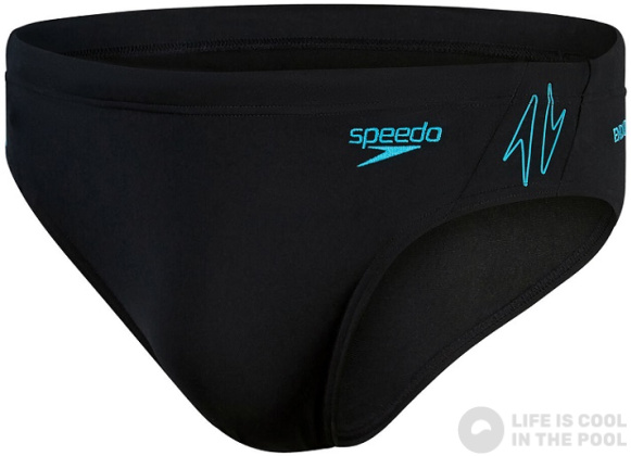 Maillots de bain homme Speedo Hyper Boom Splice Brief Black/Bolt