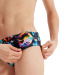 Maillots de bain garcon Speedo 6.5cm Digital Allover Brief Boy Black/Hypersonic Blue/Orange/Lumo Green