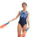 Maillots de bain fille Speedo Digital Placement Splashback Girl Navy/Cobalt Pop/Blue/Orchid/Pink