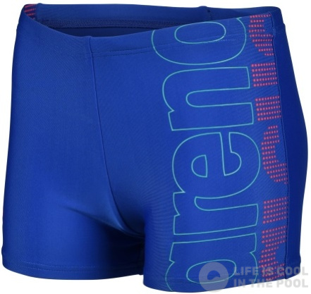 Maillots de bain garcon Arena Boys Swim Short Graphic Royal/Fluo Red