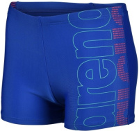 Maillots de bain garcon Arena Boys Swim Short Graphic Royal/Fluo Red