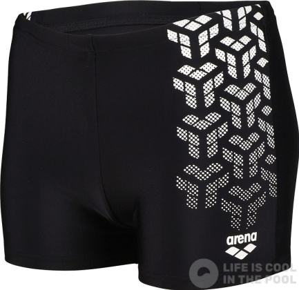 Maillots de bain garcon Arena Boys Kikko V Swim Short Graphic Black/White