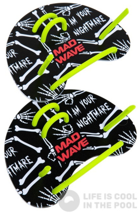 Plaquettes de natation Mad Wave Finger Paddles Fun