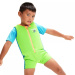 Gilets de natation enfant Speedo Character Printed Float Suit Chima Azure Blue/Fluro Green