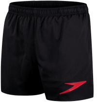 Shorts de natation homme Speedo Sport Logo 16 Watershort Black/Fed Red