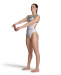 Maillots de bain femme Arena Planet Water Swimsuit Challenge Back Blue Cosmo/White Multi