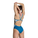 Maillots de bain femme Arena Planet Swimsuit Super Fly Back White/Blue Cosmo