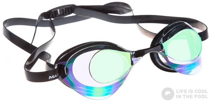 Lunettes de natation Mad Wave Turbo Racer II Rainbow