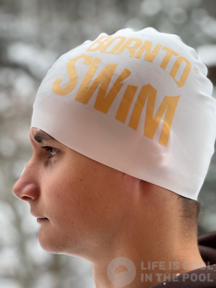 Bonnet de bain BornToSwim Seamless Swimming Cap