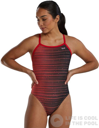 Maillots de bain femme Tyr Speedwarp Diamondfit Red