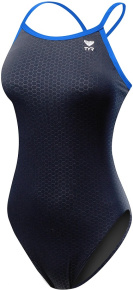 Maillots de bain femme Tyr Hexa Diamondfit Black/Blue